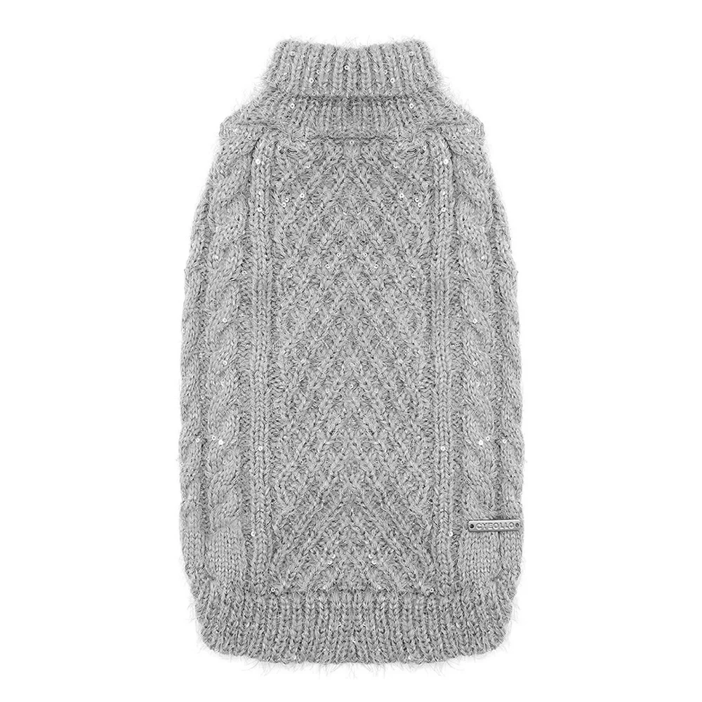 Cyeollo🦎Dog Sweater Knitted Turtleneck Classic🌵